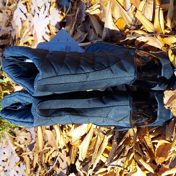 Totes Black Size 8 Thermolite waterproof winter boots - Picture 4 of 9